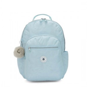 Kipling Seoul Extra Large 17" Laptop Backpack Blue | JESDU5467