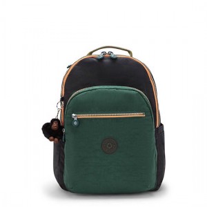 Kipling Seoul Large 15" Laptop Backpack Black | AMJEB6920