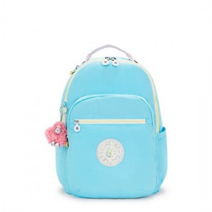 Kipling Seoul Large 15" Laptop Backpack Blue | OFGTD7215