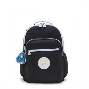 Kipling Seoul Large 15" Laptop Backpack Black | YVTXP9785