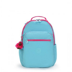 Kipling Seoul Large 15" Laptop Backpack Blue | OQBZE7961