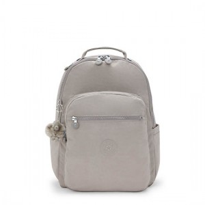 Kipling Seoul Large 15" Laptop Backpack Grey | XYWZI5908