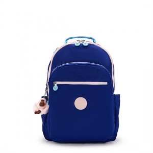 Kipling Seoul Large 15" Laptop Backpack Navy | ULXNC3297