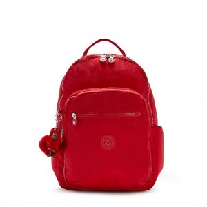 Kipling Seoul Large 15" Laptop Backpack Pink | HNIEJ7910