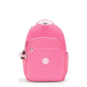 Kipling Seoul Large 15" Laptop Backpack Pink | ZUBOQ8230