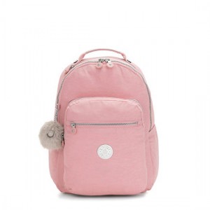 Kipling Seoul Large 15" Laptop Backpack Rose | ZCQLH1362