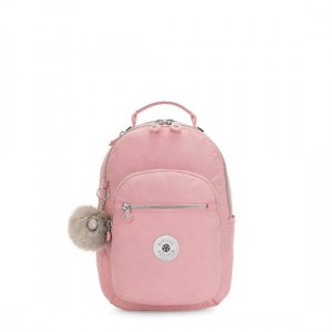 Kipling Seoul Small Tablet Backpack Rose | VQTEX1856