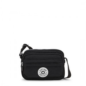 Kipling Sisko Crossbody Bags Black | XRDAY8023