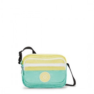 Kipling Sisko Crossbody Bags Turquoise | QDMFS4507