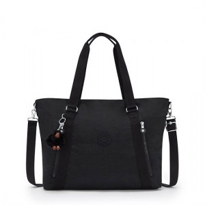 Kipling Skyler Tote Bags Black | DTOPU7516