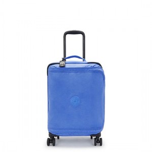 Kipling Spontaneous Small Rolling Luggage Blue | DGNPM1597