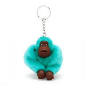 Kipling Sven Monkey Keychains Peacock / Turquoise | TQULE4091