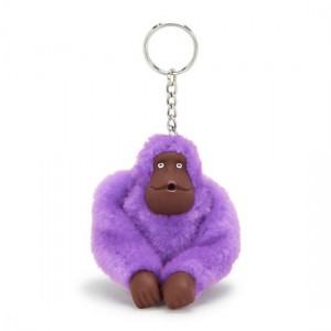 Kipling Sven Monkey Keychains Purple | XBVJE9450