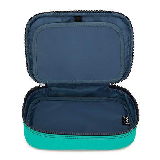 Kipling 100 Pens Cases Blue / Green | AWRYC4792