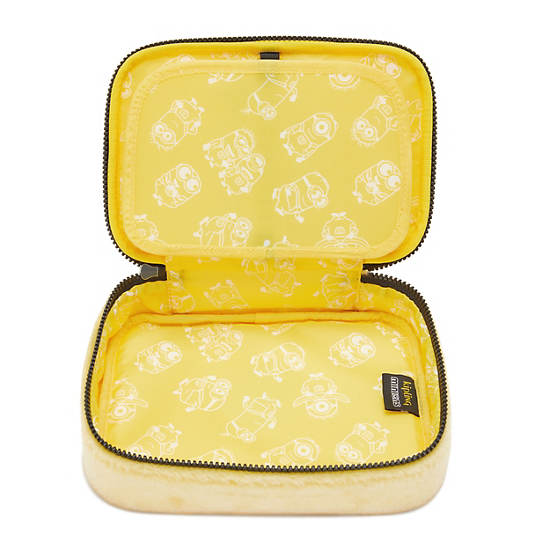 Kipling 100 Pens Furry Case Minions Yellow / Black / White | ZQUXS2610