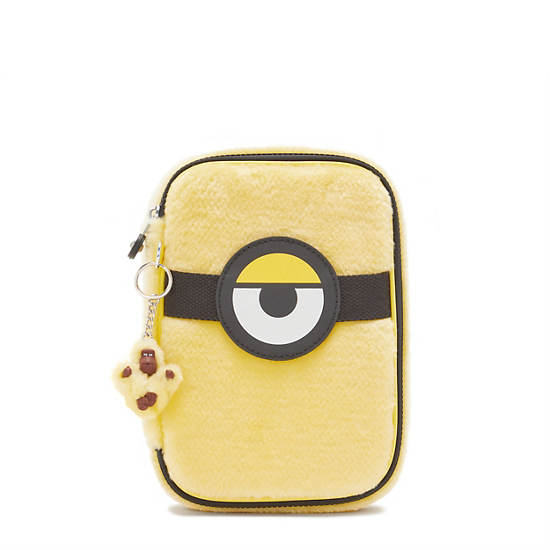 Kipling 100 Pens Furry Case Minions Yellow / Black / White | ZQUXS2610