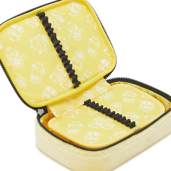 Kipling 100 Pens Furry Minions Cases Yellow / Black | KICGH6829