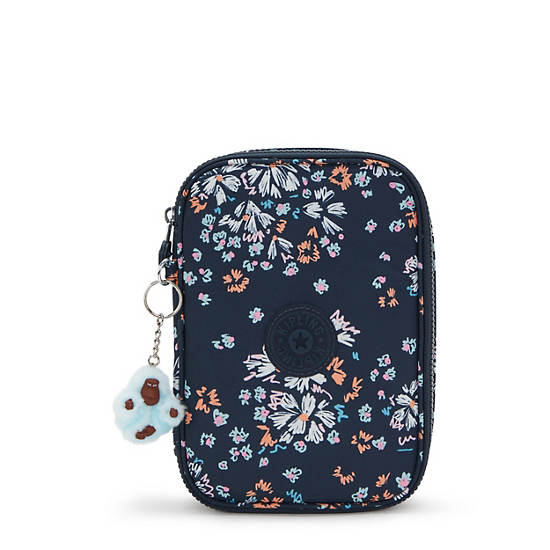 Kipling 100 Pens Printed Cases Navy / Multicolor | MOCEH6851