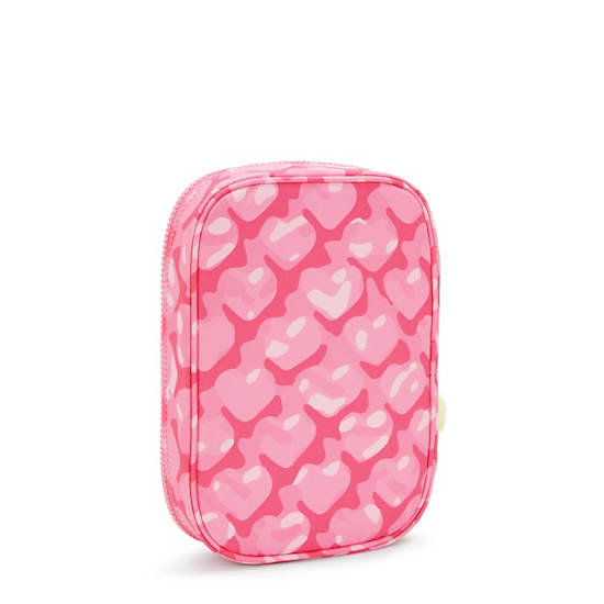 Kipling 100 Pens Printed Cases Pink | SCZOM6729