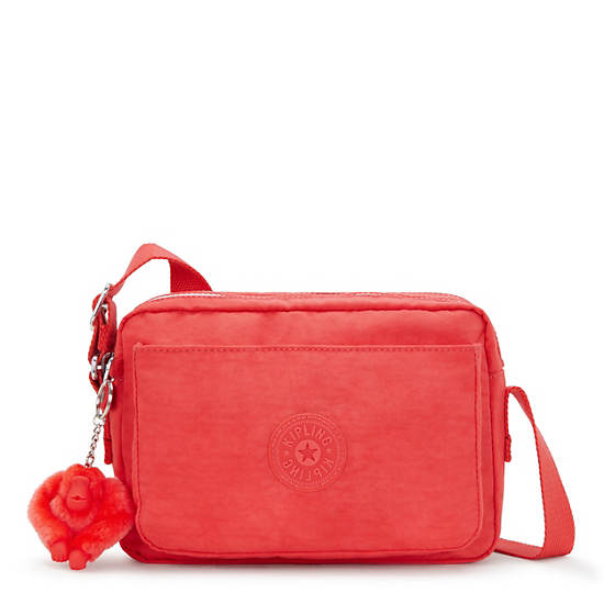 Kipling Abanu Medium Crossbody Bags Coral | LQDNO8031