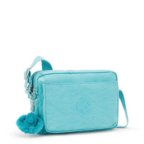 Kipling Abanu Medium Crossbody Bags Light Turquoise | AZBME5603