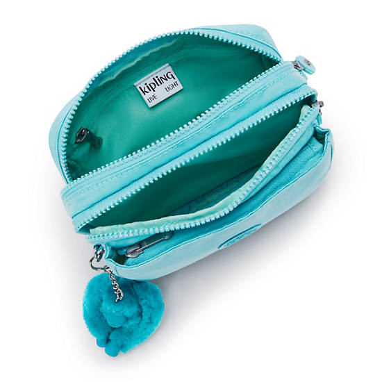 Kipling Abanu Multi Convertible Crossbody Bags Light Turquoise | LVDWZ7615