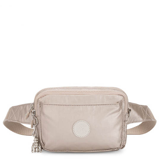 Kipling Abanu Multi Metallic Convertible Crossbody Bags Metal | UJCLX2073