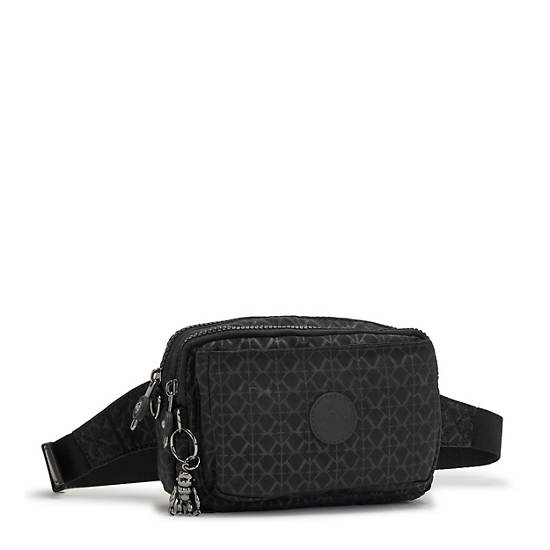 Kipling Abanu Multi Printed Convertible Crossbody Bags Black | MJAVI9241