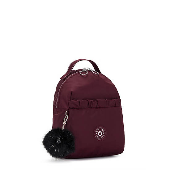 Kipling Adam Small Backpack Burgundy | TLECK2789