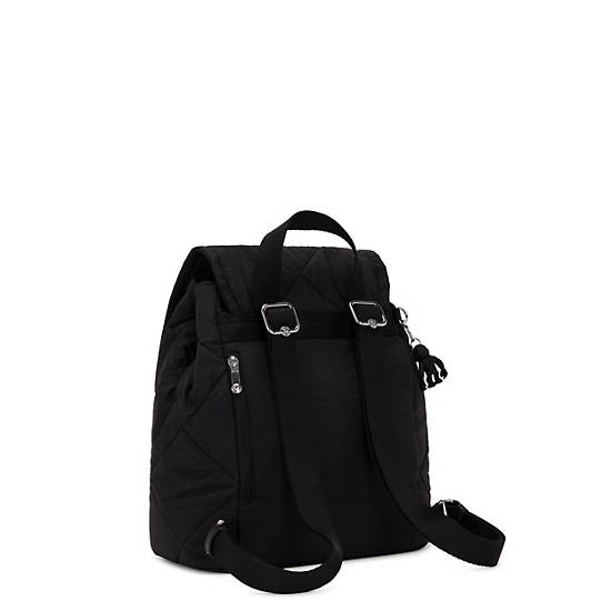 Kipling Adino Quilted Small Backpack Black | BYLUQ8537