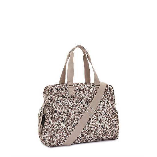 Kipling Alanna Printed Diaper Handbag Leopard | XRQYA1283