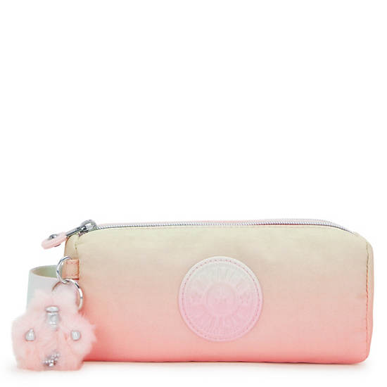 Kipling Allie Printed Pencil Cases Coral | QGLBJ9481