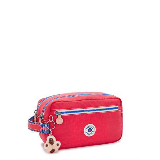 Kipling Amalfi Toiletry Bags Red / Blue / White | QDBOZ9850