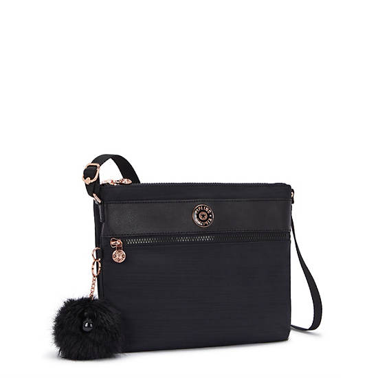 Kipling Ambrosia Crossbody Bags Black | UHGQO8925