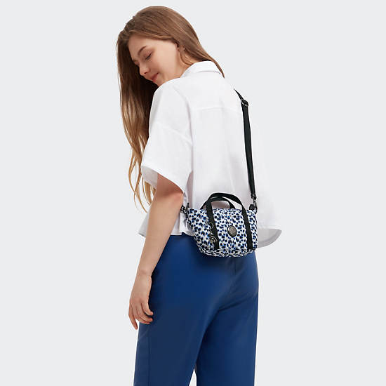 Kipling Art Compact Crossbody Bags Blue / White / Black | WNVCR5069