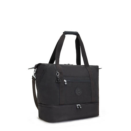 Kipling Art M Weekender Tote Bags Black | ZUVLB6702