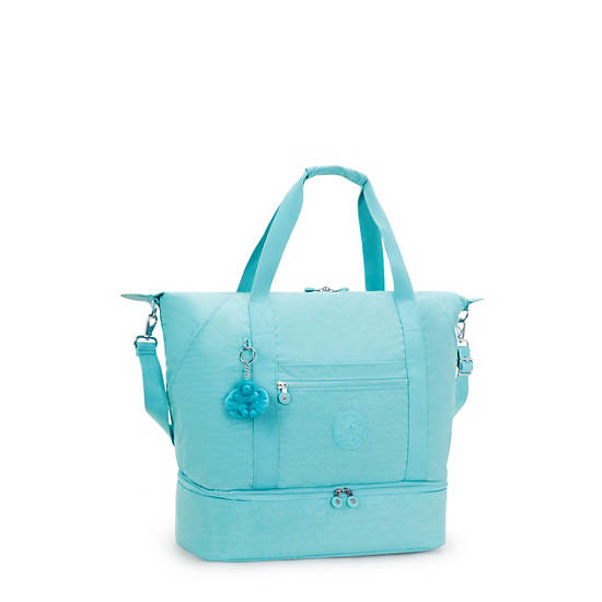 Kipling Art M Weekender Tote Bags Light Turquoise | HSVQG8034