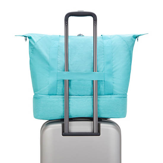 Kipling Art M Weekender Tote Bags Light Turquoise | HSVQG8034