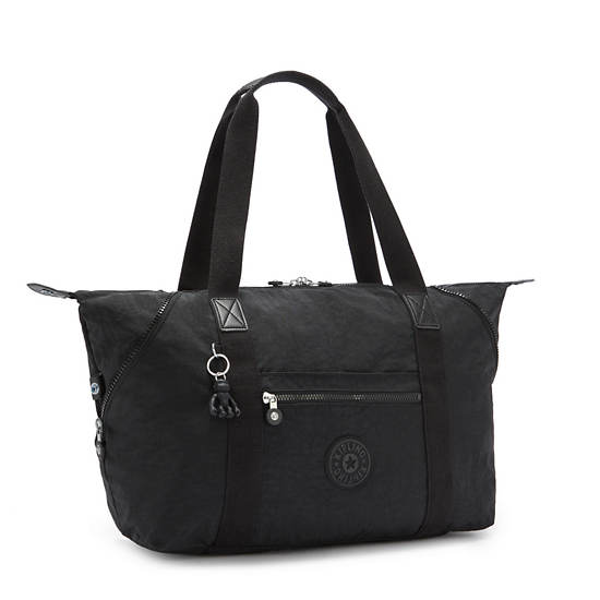 Kipling Art Medium Tote Bags Black | KNFWO8175