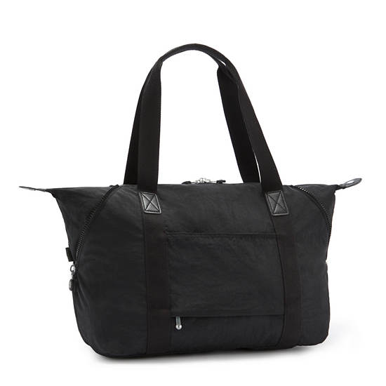 Kipling Art Medium Tote Bags Black | KNFWO8175