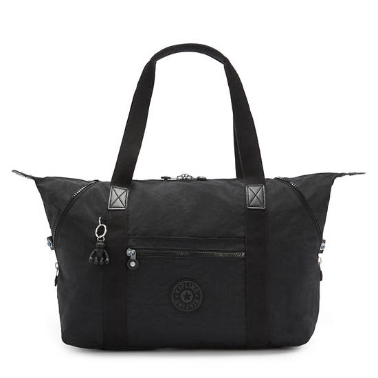 Kipling Art Medium Tote Bags Black | KNFWO8175