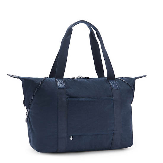 Kipling Art Medium Tote Bags Blue | BYVIP8572