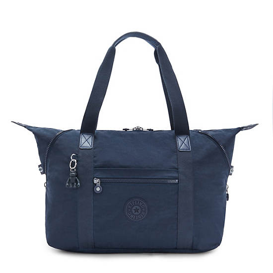 Kipling Art Medium Tote Bags Blue | BYVIP8572