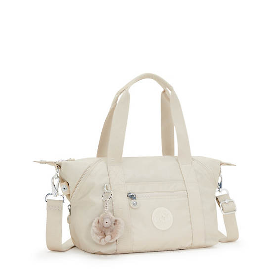 Kipling Art Mini Metallic Shoulder Bags Beige | QBECM1368