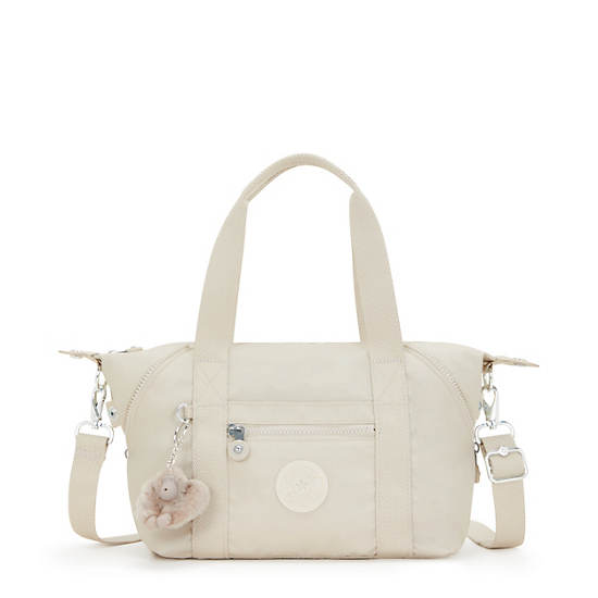 Kipling Art Mini Metallic Shoulder Bags Beige | QBECM1368