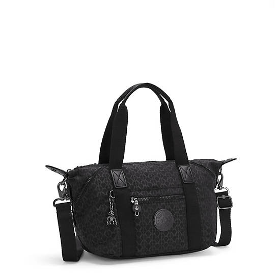 Kipling Art Mini Printed Shoulder Bags Black | SIRZD0931