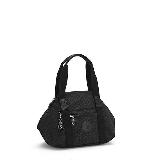 Kipling Art Mini Printed Shoulder Bags Black | SIRZD0931