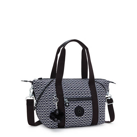 Kipling Art Mini Printed Shoulder Bags Grey / White / Black | OIGYR9705