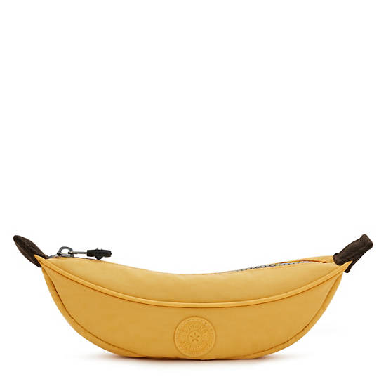 Kipling Banana Pencil Cases Yellow | ILJFZ5431