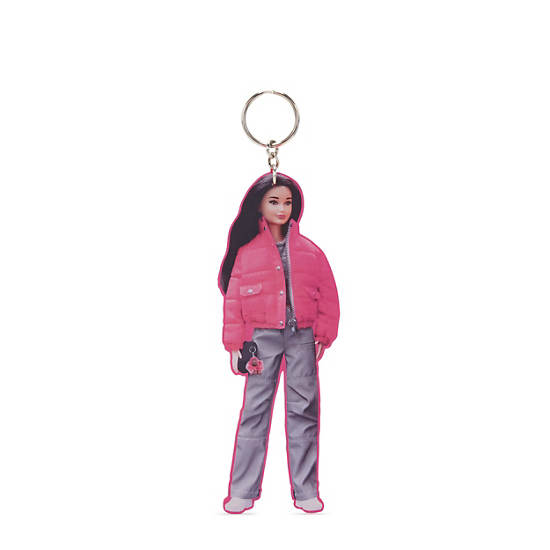 Kipling Barbie Keychains Pink | VCUFG7460